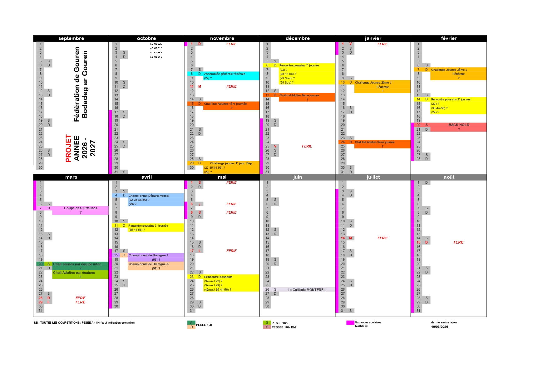 Projet calendrier 2026 2027 MàJ 09 03 26